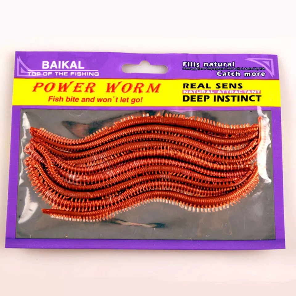 Fishing Lure Soft Plastic - 10 Cái/lốc Biển Nhân Tạo Sâu
