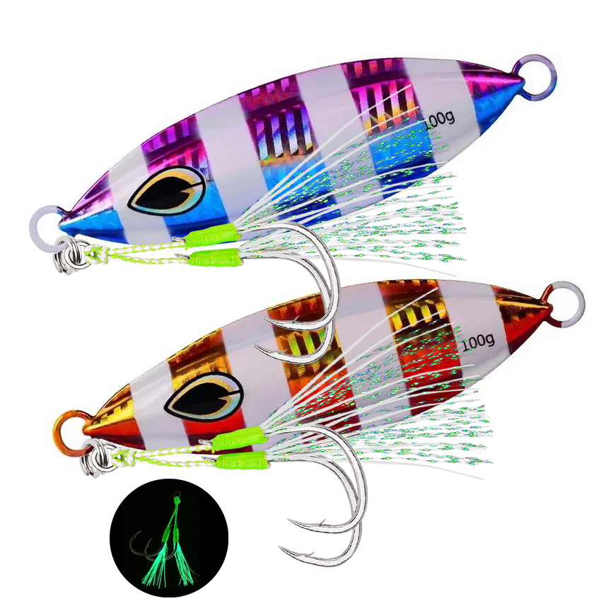 Fishing Lure Spoon - 1 Máy Tính Chậm Đúc Jigging