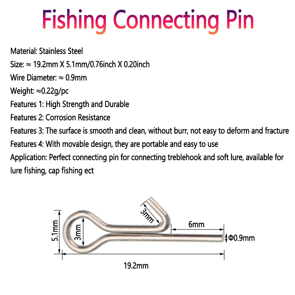 50/100pcs Fishing Bait Stinger - đánh giá và giá Fishing Lure Accessories