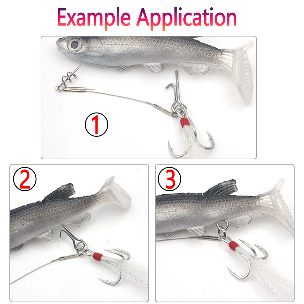 50/100pcs Fishing Bait Stinger - đánh giá và giá Fishing Lure Accessories