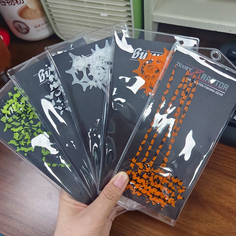 TEASER 5pcs SKIRT-18 145mm Sil - đánh giá và giá Fishing Lure Accessories