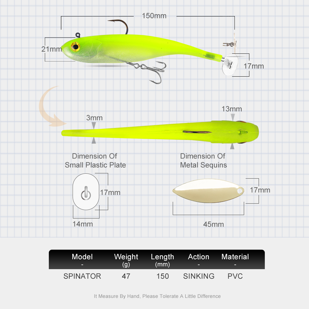 KINGDOM SPINATOR 150mm 47g Sof - đánh giá và giá Fishing Lure Jerkbait