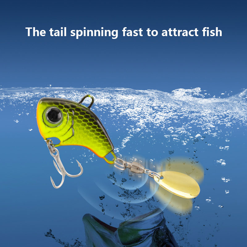 5 PCS In Tackle Box Tail Spinn - đánh giá và giá Fishing Lure Blade Bait