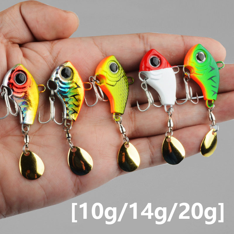 5 PCS In Tackle Box Tail Spinn - đánh giá và giá Fishing Lure Blade Bait