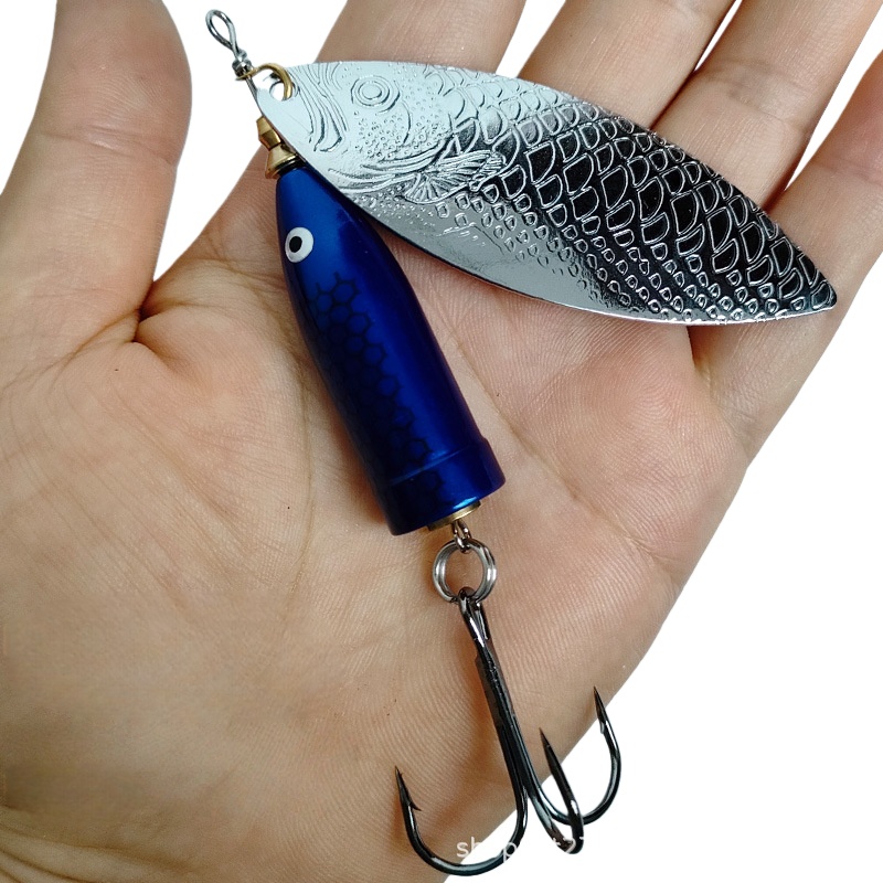 2pcs 9-37g Metal Sliver Rotati - đánh giá và giá Fishing Lure Spoon