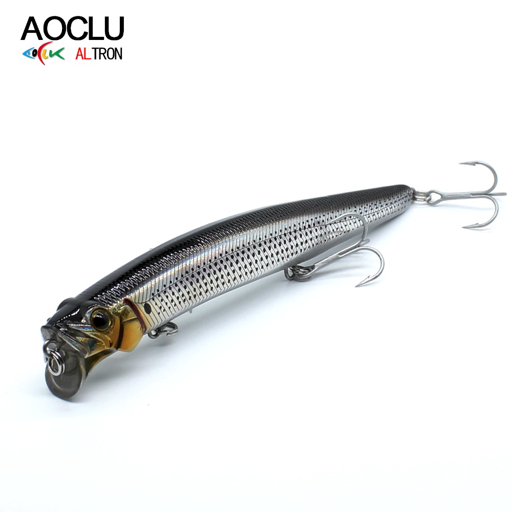 AOCLU Jerkbait Nổi Wobblers 13 - đánh giá và giá Fishing Lure Jerkbait