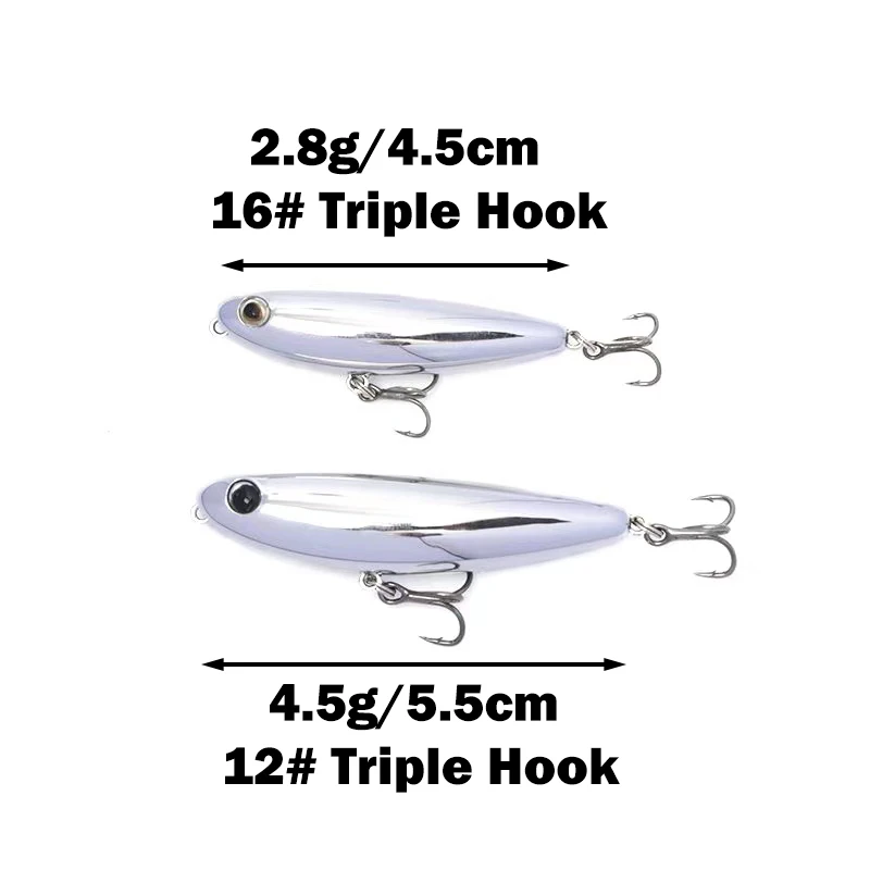Mini Mới Wobblers Bút Chì Nổi  - đánh giá và giá Fishing Lure Soft Plastic