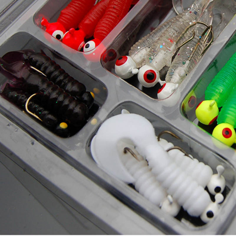21Pcs/Set Mini Soft Fishing Lu - đánh giá và giá Fishing Lure Soft Plastic
