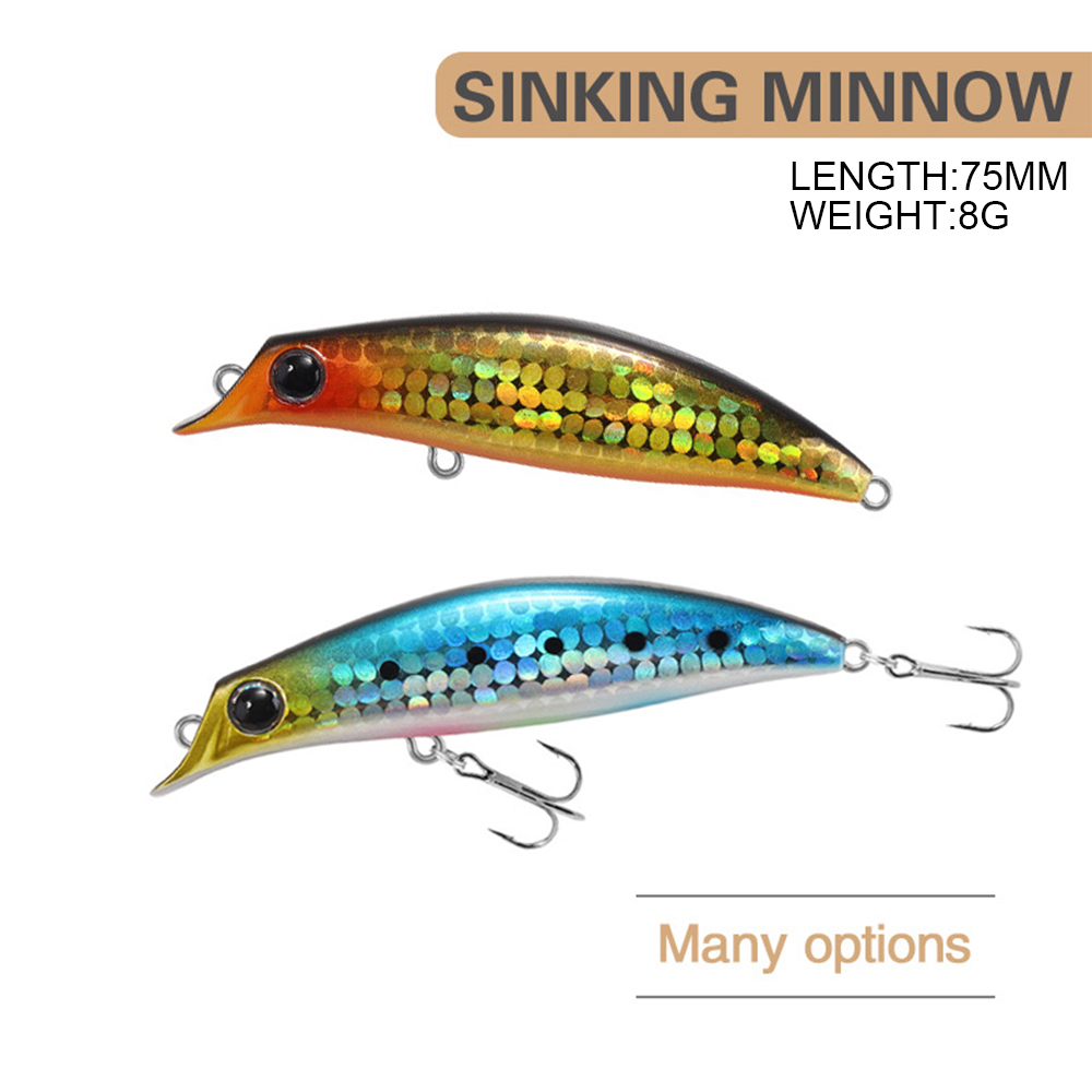 7.5cm 8g Fishing Lure Minnow W - đánh giá và giá Fishing Lure Jerkbait