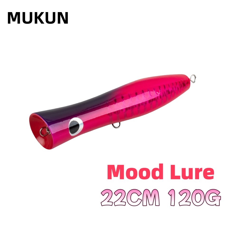 MUKUN Big Game Trolling Popper - đánh giá và giá Fishing Lure Buzzbait