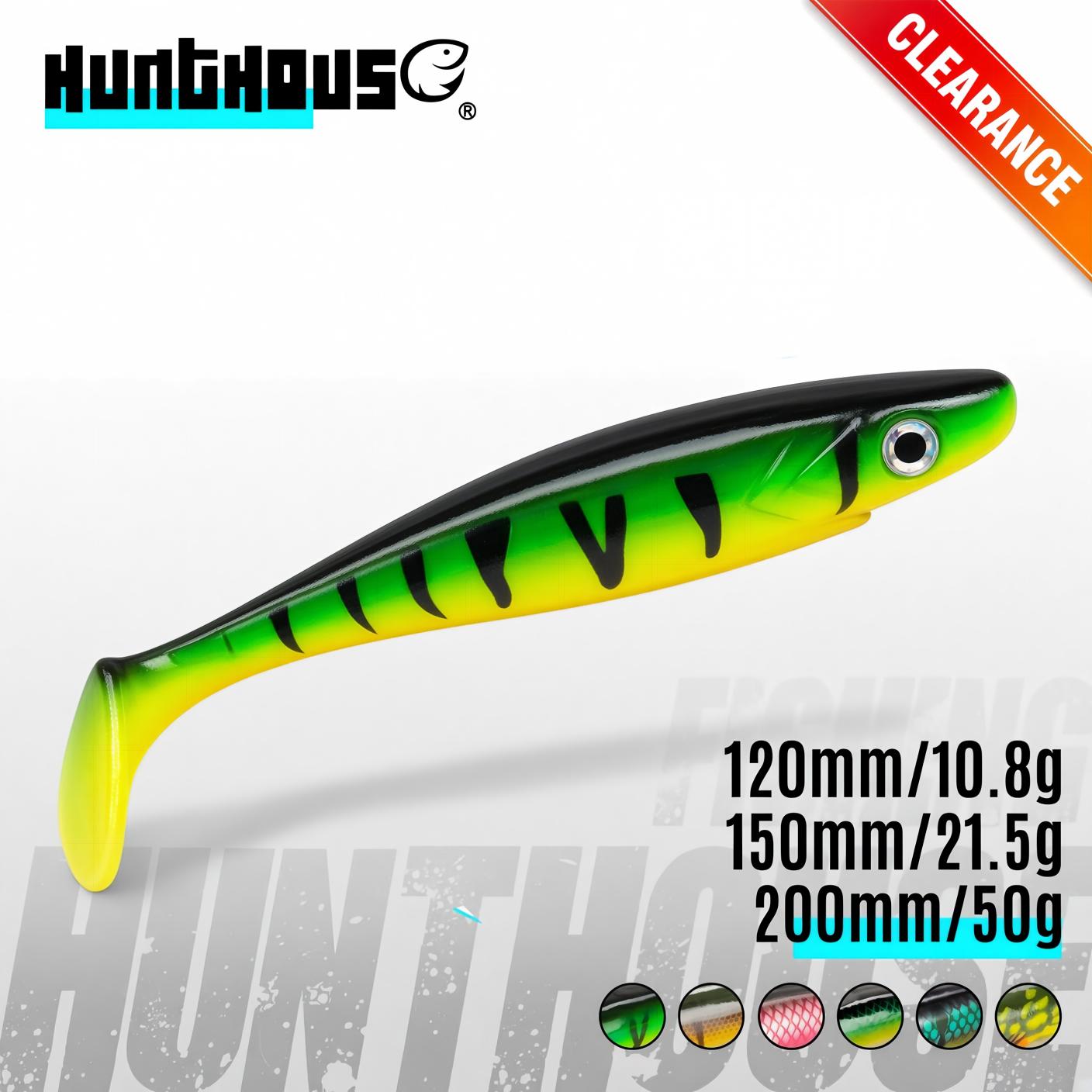 Hunthouse Clearance T-Tail Sof - đánh giá và giá Fishing Lure Jerkbait