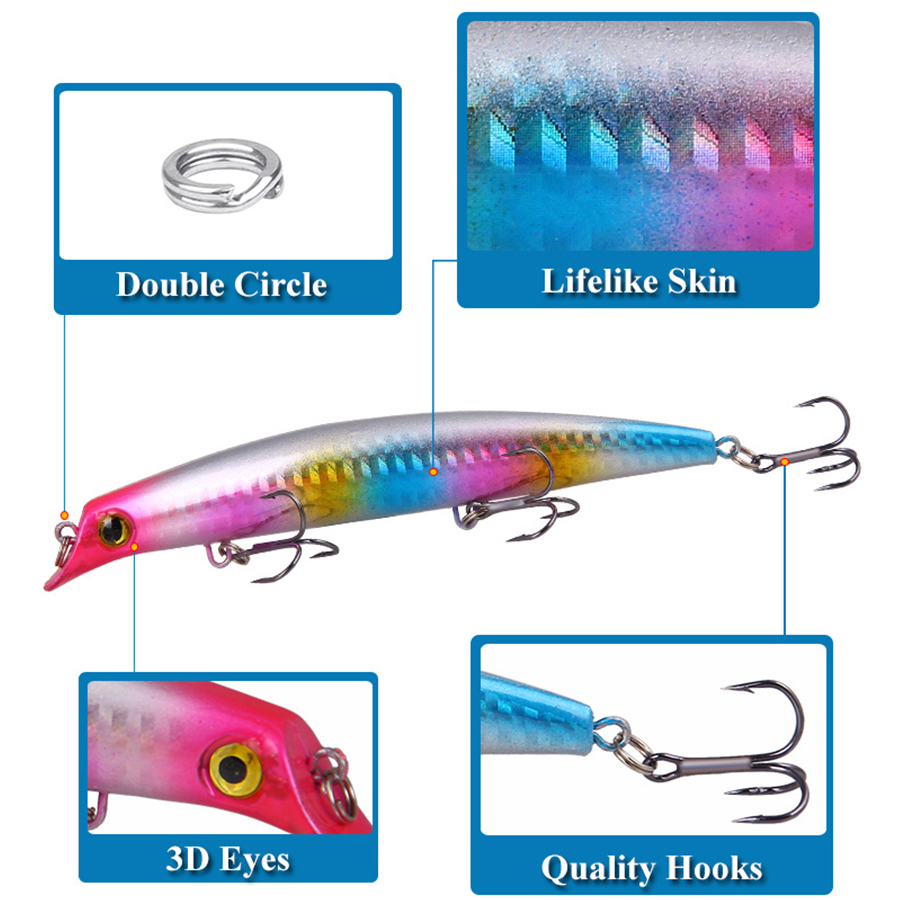 6pcs Crankbaits Fishing Lures  - đánh giá và giá Fishing Lure Spinnerbait
