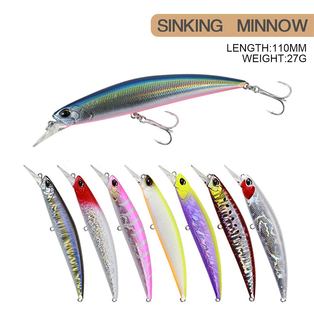 11Cm 27G Mồi Dụ Cá Minnow Wobb - đánh giá và giá Fishing Lure Jerkbait