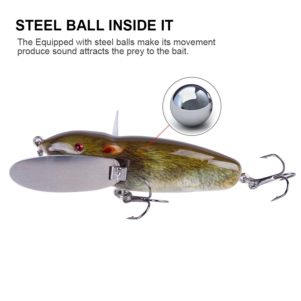Topwater Lure 8cm 14g Rat Bait - đánh giá và giá Fishing Lure Blade Bait