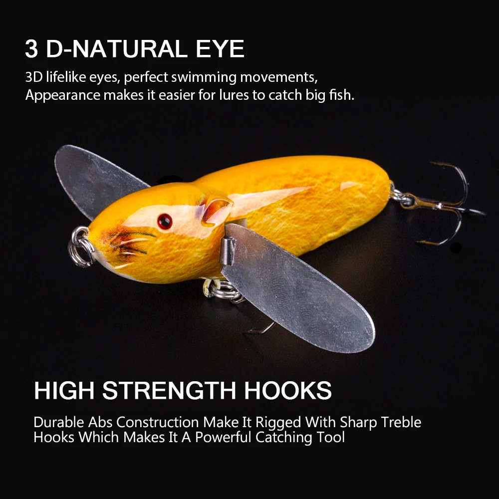Topwater Lure 8cm 14g Rat Bait - đánh giá và giá Fishing Lure Blade Bait