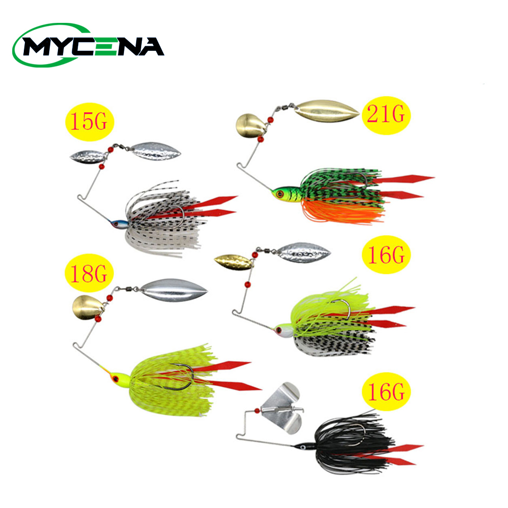 Mycena 16G&18G&21G Spinner Bai - đánh giá và giá Fishing Lure Buzzbait