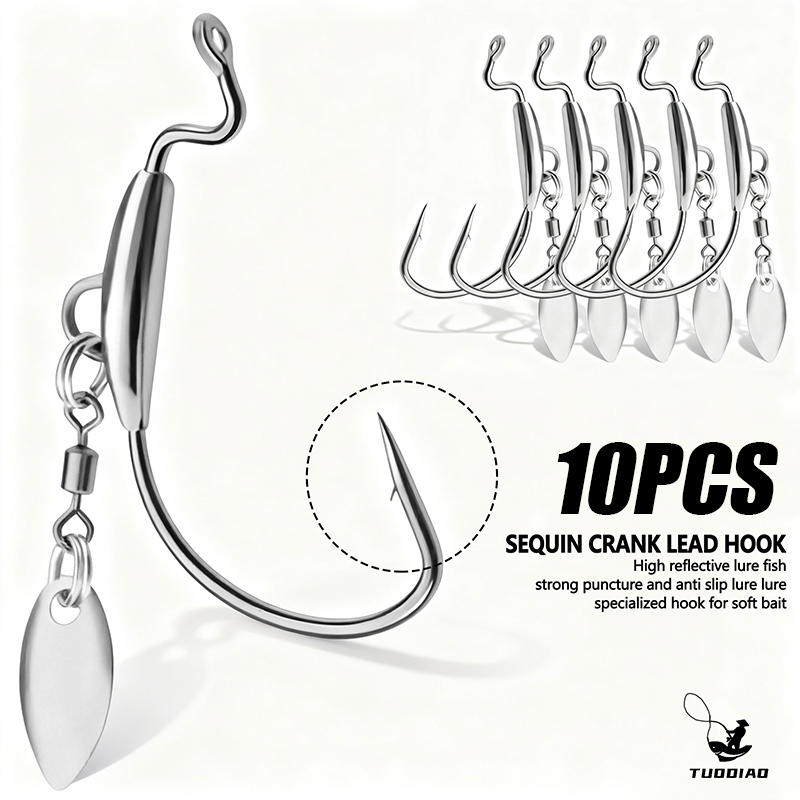 [TUODIAO] Spinner Curved Jig H - đánh giá và giá Fishing Lure Blade Bait
