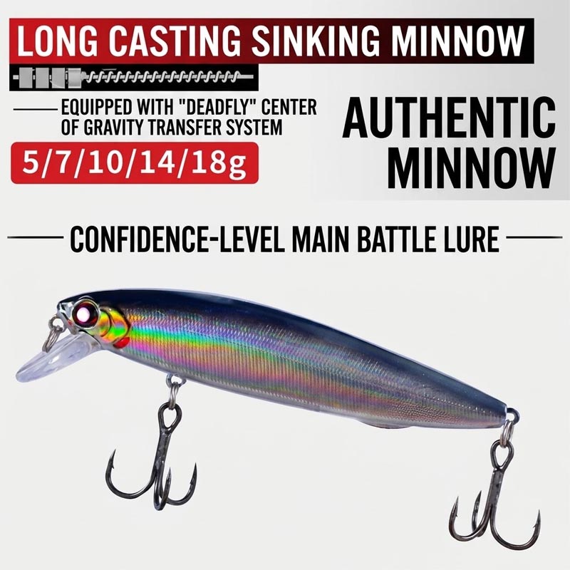 Sinking Minnow Fishing Lures,  - đánh giá và giá Fishing Lure Jerkbait