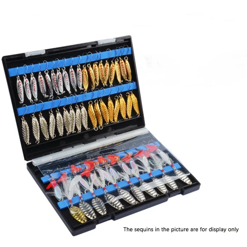 Portable Double Sided Tackle B - đánh giá và giá Fishing Lure Spoon